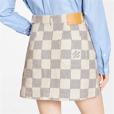 lv skirt white|louis vuitton a line skirts.